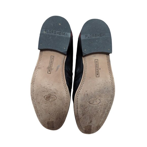 Florsheim Mens Black Fremont Tassel Dress Shoes‎ Sz 9D Slip On #18218 with box main image 4